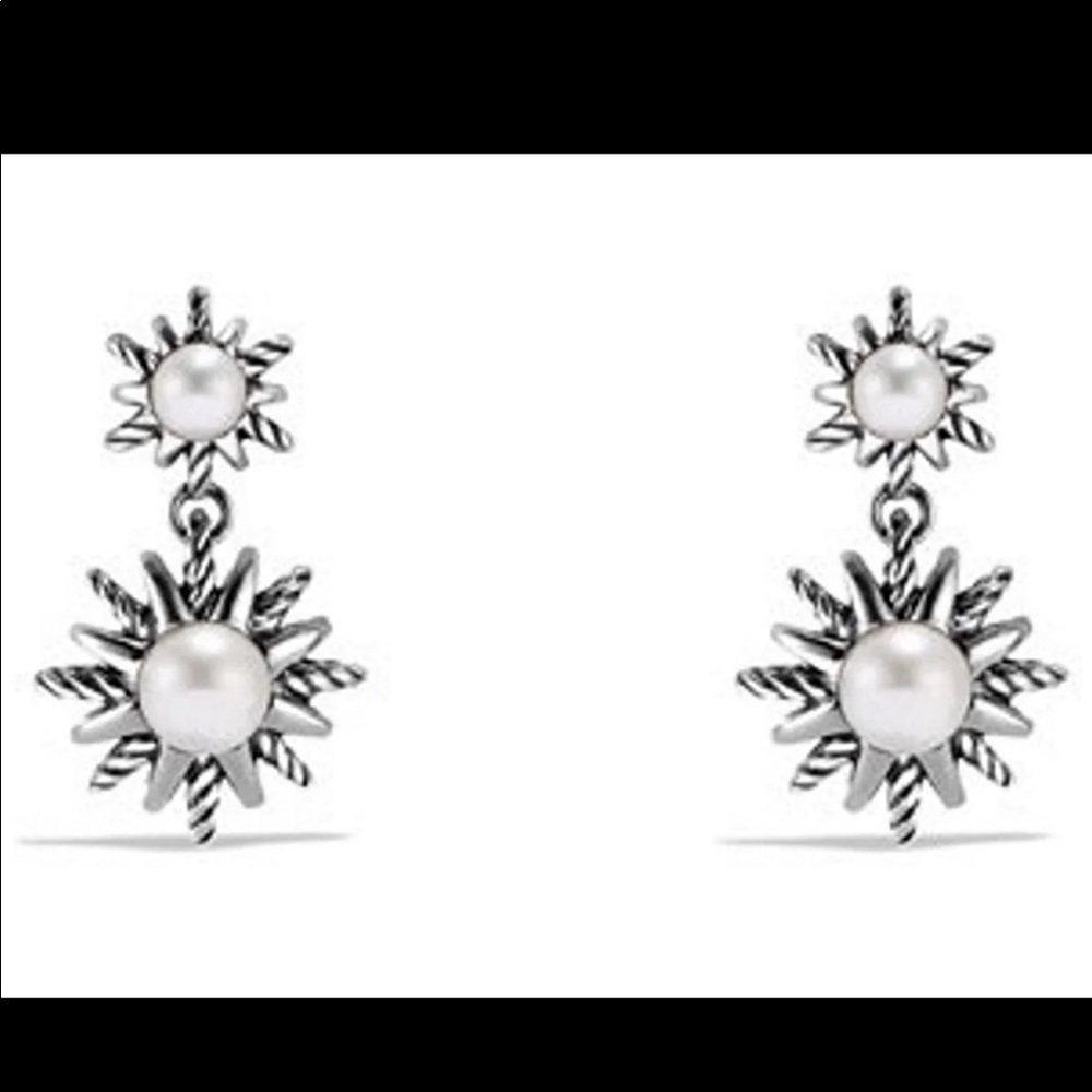 *SOLD ON EBAY* YURMAN Starburst Pearl Earrings